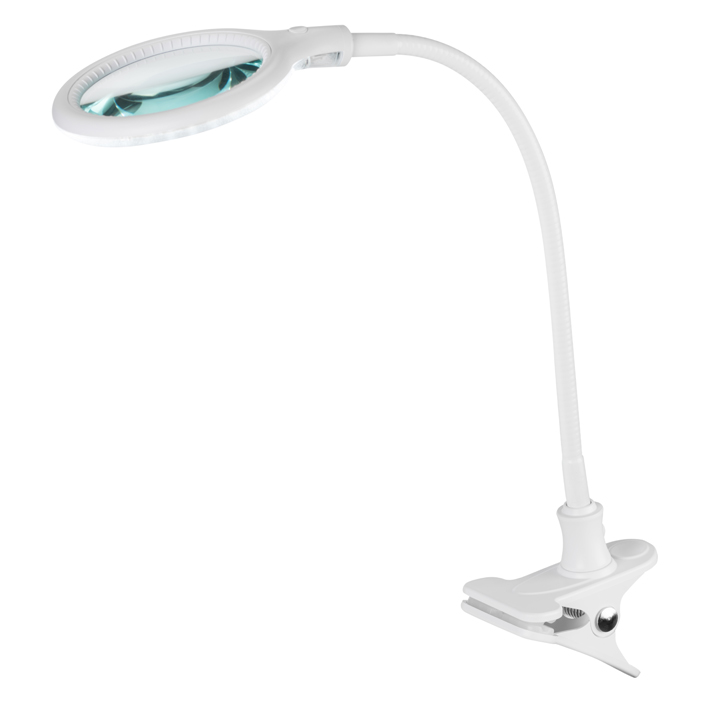 LÁMPARA LUPA LED PORTÁTIL CON PINZA - Imagen 2